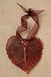 Iridescent Aspen Leaf Ornament - Made with Actual Leaf!