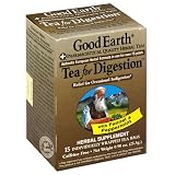 Good Earth Tea for Digestion, Tea Bags, 15-Count Boxes (Pack of 6)