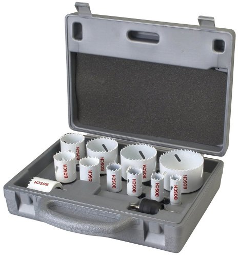 Bosch PC11PCM Master Bi-Metal Power Change 11-piece Hole Saw Set