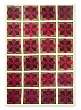 Leather and wool rug, 'Palace' (4x6) Leather and wool rug, 'Palace' (4x6)