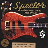 Spector Stainless Steel4 45-105 Tapered Electric Bass Guitar Strings
