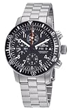 Fortis Men's 638.10.11M B-42 Official Cosmonauts Automatic Chronograph Black Dial Watch