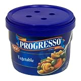 Progresso Soup, Vegetable Soup, 15.25-Ounce Microwavable Bowls (Pack of 12)