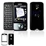 Black Solid Snap-On Cover Hard Case Cell Phone Protector for HTC Touch PRO CDMA