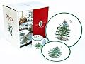 Spode Christmas Tree 12-Piece Dinnerware Set with Mugs, Service for 4