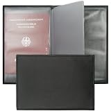 Brieftasche, schwarz, PVC