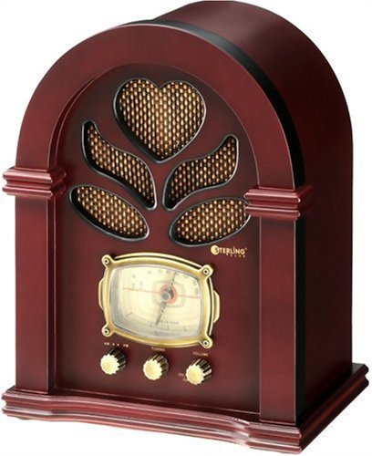 スターリング 木製クラシックラジオ【昭和モダン】 5851