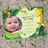 Jungle/Safari/Animals Birthday Invitations - Print Your Own