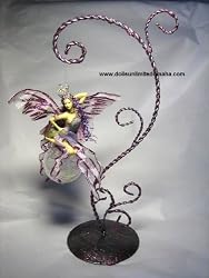Bubble Rider Fairy with Ornament Tree - Purple