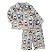 Thomas and Friends Boys Flannel Coat Style Pajamas