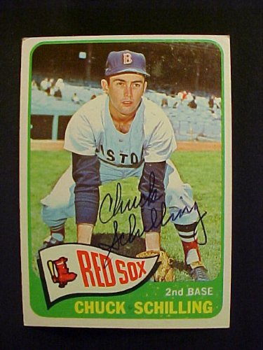 Chuck Schilling Boston Red Sox #272 1965 Topps Signed Autographed Baseball Card