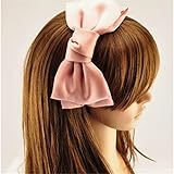 Fashion Sweet Korean Style Big Bowknot Hair Band Bow Headband Hair Accessory Pink