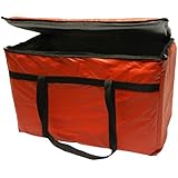 Phoenix 13-Inch by 22-Inch by 10-Inch Insulated delivery bags, Red