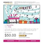 Amazon.com Gift Cards - E-mail Delivery
