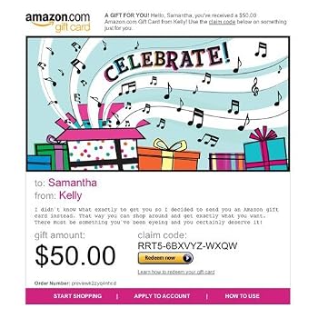 Set A Shopping Price Drop Alert For Amazon.com Gift Cards - E-mail Delivery