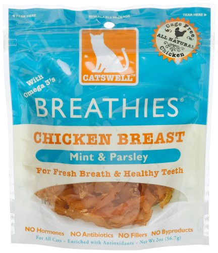 Catswell Breathies for Cats, Chicken Breast, Mint & Parsley,