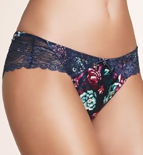 Autograph Floral Brazilian Knicker with Silk amp Lace Autograph Floral Brazilian Knicker with Silk amp Lace