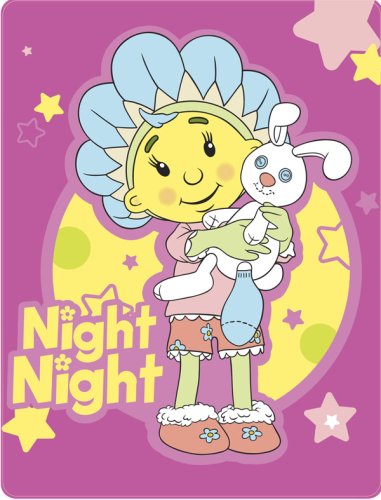 Fifi & The Flowertots Night Night Fleece Blanket, Multi, 120 x 150 Cm