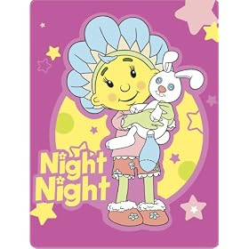 Fifi & The Flowertots Night Night Fleece Blanket, Multi, 120 x 150 Cm