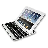 Tastiera e Case protettivo ultra sottile per Apple iPad Retina Display, iPad 3 e iPad 2 - Tastiera Bluetooth integrata QWERTY con funzione di protezione, supporto e presentazione - LEGGERE DESCRIZIONEdi LEICKE Sharon