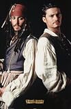 Pirates Of Caribbean Johnny Depp Orlando Bloom Art Poster Print - 24