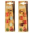 Set of 10 Mini Sushi Magnets