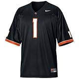 Nike Oregon State Beavers #1 Youth Black Replica Football Jersey (Small)