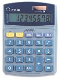 5 Star Calculator Desktop Battery/Solar-power 10 Digit 3 Key Memory Ref DT10D