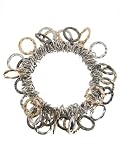 GUESS Multi-Ring Stretch Bracelet, MULTIPLE COLORS