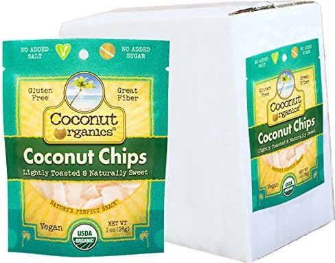 Coconut Chips - Lightly Toasted, Organic, Vegan (Case of 12)