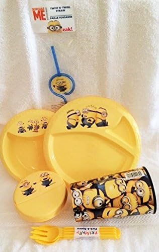7 Pc Depsicable Me Minion Dinnerware Set