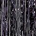 Premium Metallic Curtains Black