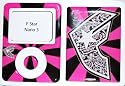 Famous Star Pink iPod Nano 3 Skin Cover
