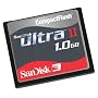 SANDISK ULTRA ll CF 1GB CARD