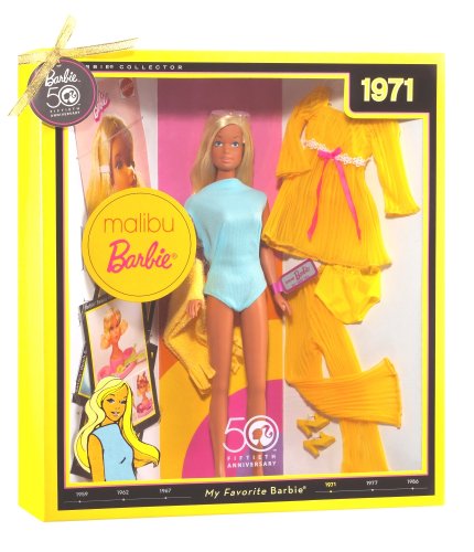 Imagen 6 de Mattel N4977-0 - Barbie My Favorite Barbie Doll Malibu 1971, una muñeca