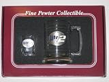  : RUSTY WALLACE #2 Glass Tankard Mug & Shot Glass Boilermaker Set