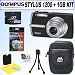 Olympus Stylus 1200 12MP Digital Camera (Black) + 1GB Accessory Kit