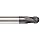 Melin Tool CCMGS-B Carbide Ball Nose End Mills, Decimal, Stub Length, AlTiN Finish, 30 Degree Helix, For Use With Cast Iron, Nickel/Nickel Alloys, Plastics, Steel/Steel Alloys, Titanium/Titanium Alloys