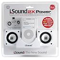 DreamGear i.Sound 2x Power Foldable Speaker System for iPod and MP3 Players (White)