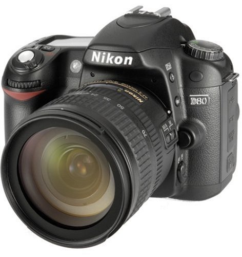 Nikon D80 SLR-Digitalkamera (10 Megapixel) inkl. DX18- 70mm /3.5-4.5G Objektiv