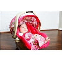 Carseat Canopy - The Whole Caboodle 5PC set - Baby Infant Car Seat Cover with complete matching set of accessories