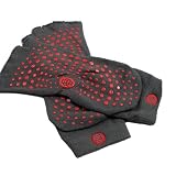 Luxury Toeless Grippy Yoga Socks Toesocks Non-Slip Yoga Socks, M