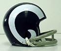 St. Louis Rams 1965-72 2-Bar Throwback Replica Mini Helmet