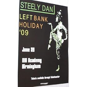 Steely Dan Poster - Left Bank Holiday Concert Tour