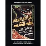 frankenstein meets the wolf man universal filmscript series vol 5 universal filmscripts series classic