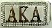Alpha Kappa Alpha Sorority Rhinestone Belt Buckle AKA