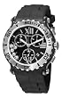 Chopard Women's 288515-9005 Happy Sport Black Chronograph Dial Watch