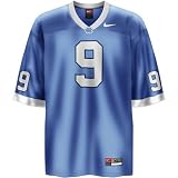 Nike North Carolina Tar Heels #9 Sky Blue Replica Football Jersey