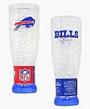 Buffalo Bills Plastic Crystal Pilsners - Set of 2