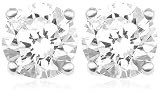 Platinum Diamond Stud Earrings (1 cttw, I-J Color, I1-I2 Clarity)